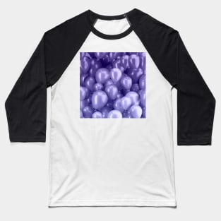 Purple Balloons pattern Baseball T-Shirt